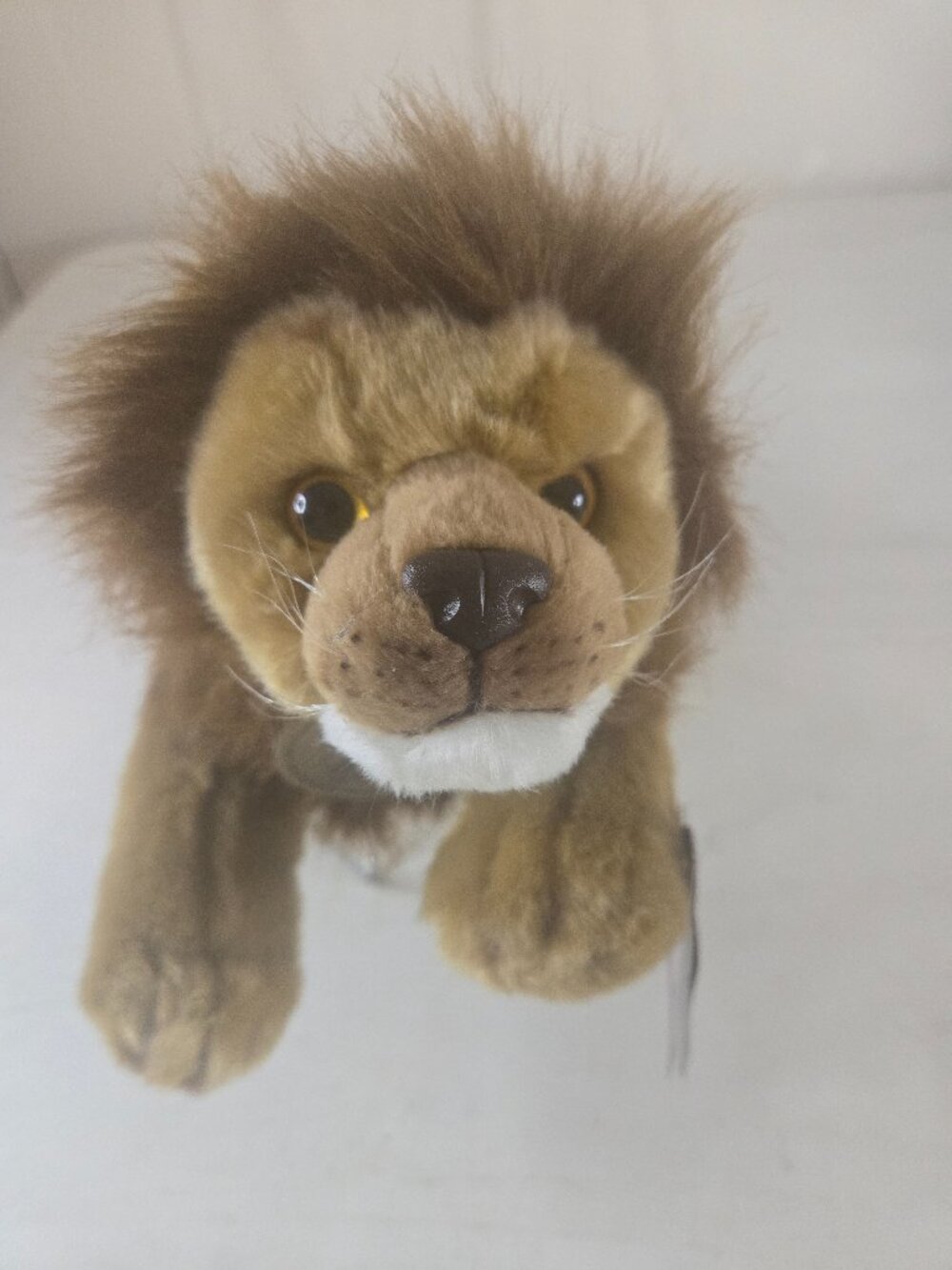 Russ Berrie Yomiko Classics 12” Realistic Male Lion Plush #25388 New With Tags